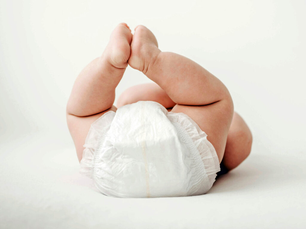 Changing Baby diaper
